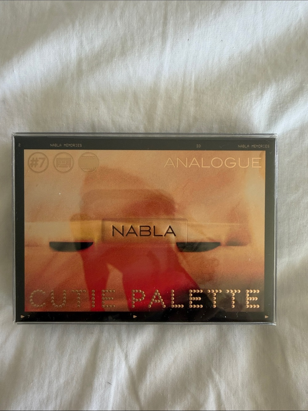 Nabla Analogue Cutie Palette Eyeshadow — Warm Peach & Tan Shades
